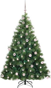 vidaXL Τεχνητό Χριστουγεννιάτικο Δέντρο Πράσινο 180 cm ΠΕ και PVC