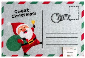 Χριστουγεννιάτικο Πατάκι Εισόδου (40x60) Pol Rugs &amp; Mats Season Santa Postcard