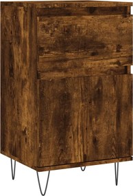 vidaXL Ντουλάπια 2 τεμ. Καπνιστή Δρυς 40x35x70 εκ. από Επεξεργ. Ξύλο