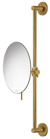 Καθρέπτης Μεγεθυντικός Επιτοίχιος Ρυμθιζόμενου Ύψους Ø20 εκ. Μεγέθυνση x3 Bronze Mat  Sanco Mirrors MR-708-Μ25