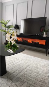 Stewehome Μικρό σετ 6 τεμαχίων λευκής πολυτελούς τεχνητής ορχιδέας σε γλάστρα