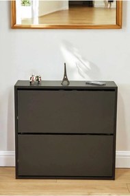 Παπουτσοθήκη Ανθρακί LOZO 75.6x24x72