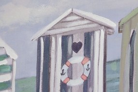 Καμβάς Home ESPRIT Καμβάς Ξύλο MDF 120 x 3 x 60 cm Παραλία