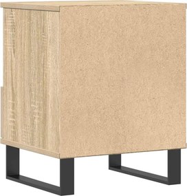 vidaXL Κομοδίνα 2 τεμ. Sonoma Δρυς 40 x 35 x 50 εκ. από Επεξεργ. Ξύλο