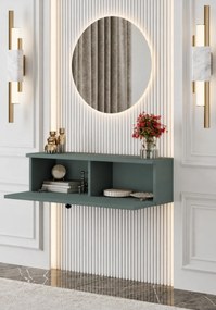 Stewehome Ντουλάπι κονσόλα MDF τοίχου με πόρτα 50x26x26 cm