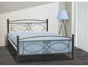 Delch Κρεβάτι Τζια Ημίδιπλο Μεταλλικό 110x190cm HouseSMetal-furniture256