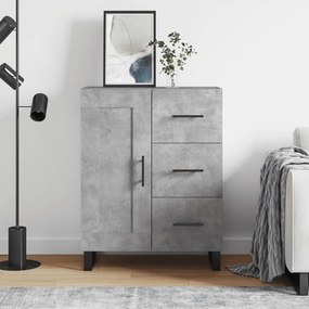 vidaXL Ντουλάπι Γκρι Σκυροδέματος 69,5x34x90 εκ. Επεξεργασμένο Ξύλο