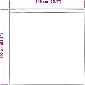vidaXL Κουρτίνες συσκότισης 2 pcs Κρεμ 140 x 140 cm Βελούδο