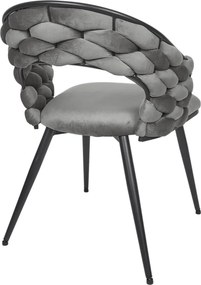 ΚΑΡΈΚΛΕΣ &amp; ΠΟΛΥΘΡΌΝΕΣ SAWYER CHAIR GREY A1 HD0360