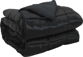vidaXL Κουβέρτα ολόκληρου του χρόνου Μαύρο 135 x 200 cm