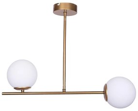 Ceiling light Opedro gold metal 60x30x40cm 60x30x40 εκ.