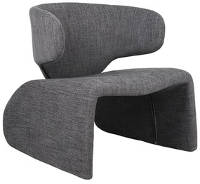 Πολυθρόνα ArteLibre HIMALIA Γκρι Ύφασμα/Μέταλλο/Ξύλο 73x78x75cm