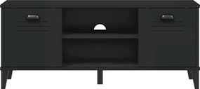 vidaXL Παπουτσοθήκη VIKEN Μαύρη 106x35x45 εκ. από Επεξεργασμένο Ξύλο