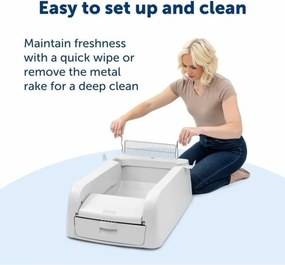 Κουτί απορριμμάτων γάτας PetSafe Λευκό Πλαστική ύλη