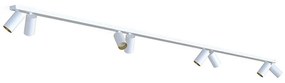Φωτιστικό Οροφής - Σποτ Mono 7694 8xGU10 10W 2X150 White-Gold Nowodvorski Metal, Plastic