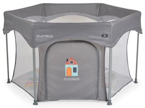 CANGAROO ΠΑΡΚΟ ΠΟΛΥΓΩΝΟ PLAYBOX GREY 3801005210213