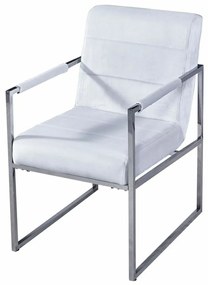 Κάθισμα DKD Home Decor Λευκό Χάλυβας Πλαστική ύλη 75 x 57 x 92 cm