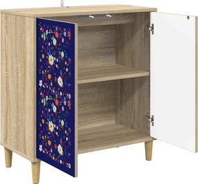 vidaXL Πλαϊνό γραφείο MAINZ Sonoma 69 x 33 x 75 εκ. Επεξεργασμένο Ξύλο