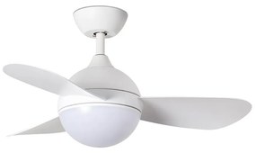 Ανεμιστήρας Οροφής Hvar 34300WP Smart Fan Με Φως Led 3000 - 4500 - 6500K Και Τηλεχειριστήριο D97cm White Faro Barcelona