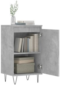vidaXL Ντουλάπια 2 τεμ. Γκρι Σκυροδ. 40x35x70 εκ. Επεξεργασμένο Ξύλο
