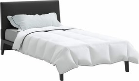 vidaXL Χειμερινό Παπλωματοθήκη Λευκό 155 x 200 εκ. Φτερό