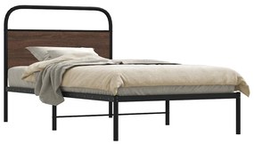 Πλαίσιο Κρεβατιού Χωρ. Στρώμα Καφέ Δρυς 90x190 εκ Επεξ. Ξύλο