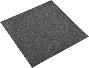vidaXL Χαλί 20 τμχ. Ανθρακί 50 x 50 cm 100% Πολυπροπυλένιο