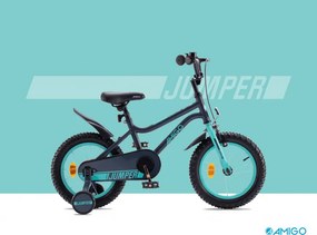 Jumper 12 Inch 20 cm Boys Coaster Brake Dark Blue/Light blue