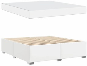 vidaXL Σκελετός Κρεβατιού Άλλο Λευκό 180 x 200 cm Τεχνητό δέρμα