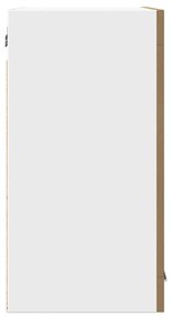 vidaXL Ντουλάπι τοίχου κουζίνας με γυάλινη πόρτα Artisan Oak