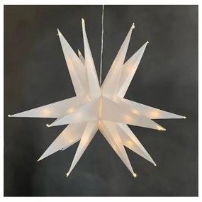 Διακοσμητικό Φωτιστικό 36 LED Λευκό 3D Κρεμαστό Αστέρι Μπαταρίας 27-00541 Panagoulas-27-00541-Λευκό 27-00541