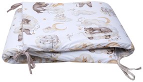 Πάντα Κούνιας (165x40) Viopros Baby Ντριμ Λευκό