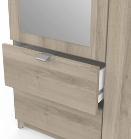 Ντουλάπα δίφυλλη Merita-Φυσικό