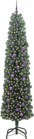 vidaXL Τεχνητό Χριστουγεννιάτικο Δέντρο με 300 LED Πράσινο 240 cm