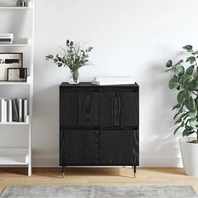 vidaXL Πλαϊνό γραφείο Μαύρο 60 x 35 x 70 cm Επεξεργασμένο ξύλο