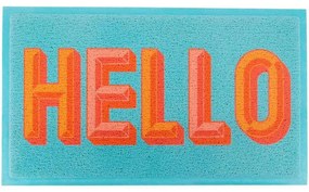 Πατάκι Εισόδου Blue Hello -AMDMW-HELLO-7040 70x40cm Multi Artsy Mats 70X40