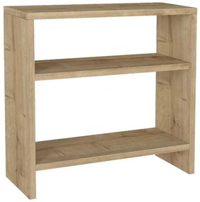 Τραπεζάκι βοηθητικό Silvanus Megapap χρώμα sapphire oak 51x17,5x49εκ.