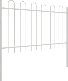 vidaXL Φράχτης Κήπου BOXTEL 3 pcs 5,1 x 1 μ Ατσάλι με Πούδρα Λευκό