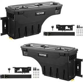 VEVOR Truck Bed Storage Tool Box 2019-20 Chevrolet Silverado 1500 Left+Right