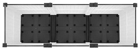 vidaXL Ζαρντινιέρα 120 x 40 x 38 εκ. από Πολυπροπυλένιο