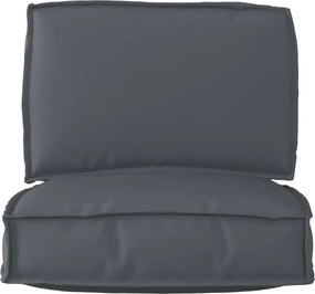 vidaXL Σετ Μαξιλαριών Πάγου 2 pcs Ανθρακί Ύφασμα Όξφορντ