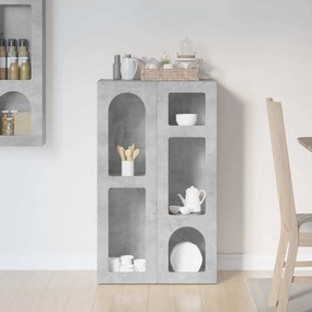 VidaXL Πλαϊνό γραφείο ELST Σκυρόδεμα Γκρι 59 x 35 x 100,5 εκ