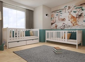 DAWID 90x200 grey bunk bed Lano Furniture