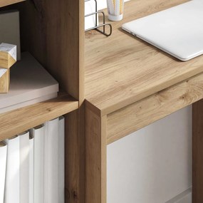 vidaXL Γραφείο Artisan Oak 105,5 x 34 x 127 εκ 2 τμχ.