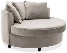 Intrahome Πολυθρόνα-καναπές URALSA Intrahome βελούδο γκρι 123x120x85εκ | SKU: INTRAPA-146111149