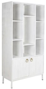 Ράφια DKD Home Decor Λευκό Μέταλλο Ξύλο από Μάνγκο 90 x 40 x 180 cm