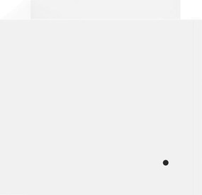 vidaXL Ράφι Τοίχου Λευκό 100x35x30,5 εκ. από Επεξεργασμένο Ξύλο