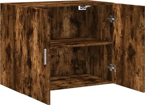 vidaXL Ντουλάπι Τοίχου Καπνιστή Δρυς 80x42,5x64 εκ. Επεξεργασμένο Ξύλο