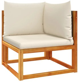 vidaXL Σετ Καναπέδων Κήπου 10 Τεμαχίων με Μαξιλάρια από Ξύλο Ακακίας και Ρατάν