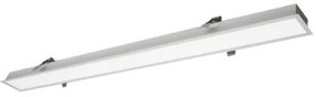 Γραμμικό Χωνευτό L860 3000K Ανοδ. Dim. Station Ultra 3911-03086-3-U-D3 Viokef 3911-03086-3-U-D3 Ασημί